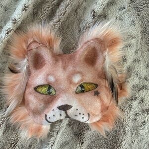 🪶Sunset themed cat mask Therian furry gear high quality soft 🪶